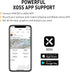 XOSS Vortex Cadence/Speed Sensor ANT+/Bluetooth 4.0, Wireless IPX7 Dual Modes Bike Computer for Road/Spinning/MTB