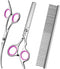 GLADOG Professional 4 in 1 Dog Grooming Scissors Set with Safety Round