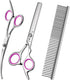 GLADOG Professional 4 in 1 Dog Grooming Scissors Set with Safety Round