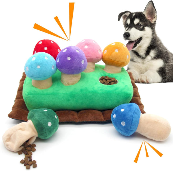 Hide and Seek Dog Toys, Squeaky Interactive Puzzle Dog Toys for Boredom