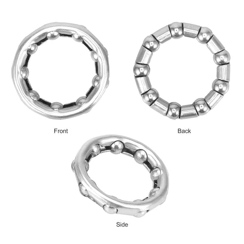X AUTOHAUX 2pcs 44.5mm x 9 Ball Bearings Cages Crank Bearings for Bicycle Wheel Bearing Retainer