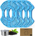 4 Pcs Stainless Steel Dog Water Bowl Filters | Large Dog Water Bowl Activated Carbon Replacement Filters