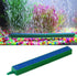Saim 10 Inch Bubble Diffuser Air Stone Bar for Aquarium Fish Tank Oxygen Supply - Green & Blue