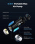 4.5kPa 3600 FLEXTAILGEAR Air Pump for Inflatables, Portable Air Pump with Led Light, mAh Rechargeable Battery Air