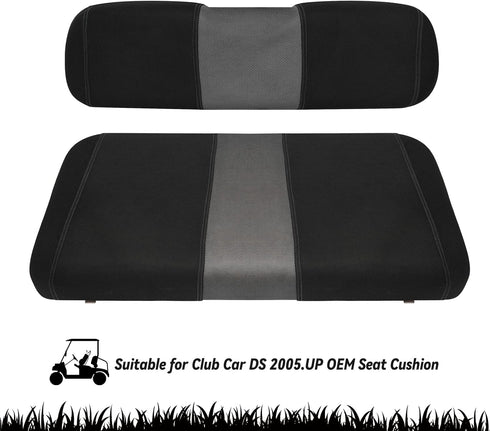 Golf Cart Front Seat Covers for Club Car DS 2000.5 Up, Washable Breathable Air Mesh Cloth Seat Cover
