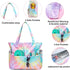 CAMTOP Foldable Waterproof Beach Tote Bag for Women and Girls with Zipper