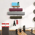 Yoga Mat Holder Accessories, Wall Mount Organizer with 4 Hooks, Storage Rack for Foam Roller, Towel, Yoga Mats