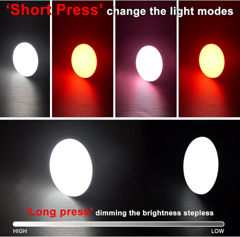 2025 10000mAh 3000LM 6500K 24 Red Light Insect-Proof Camping Lamp for Stargazing Rechargeable Tent Camping Light
