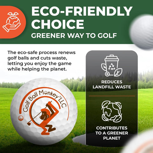 Golf Ball Monkey Store Line Assorted Used Golf Balls Bulk Cheap Mix with Mesh Bag Value Line Series Bulk Golf Balls