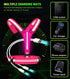 LED Reflective Vest Running Gear Set, USB Rechargeable Light Up Vest for Night Walking, Waterproof Phone Bag & Armband