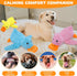 2026 17.7"x14.9"(L) Dog Calming Duck Toy, New Interactive Plush Duck Toy with Quack Sound and Crazy Crinkle for Dogs