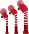 Scott Edward Golf Headcovers for Woods, Set of 3, Fits Driver(460cc), Fairway Wood, Hybrid(UT)