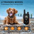 Dog Shock Collar with Remote, Electric Dog Training Collar, Rechargeable E-Collar with 4 Training Modes, Security Lock