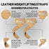 Schiek Sports Model 1000LLS Leather Weight Lifting Straps