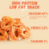 Pack, 10.6 oz Pawmate Dog Treats Chicken Jerky Rings, Rawhide-Free Grain-Free Real Dried Tenders Natural Chicken Breast