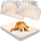 Replacement Washable Dog Bed Covers 2 Pack, 100% Waterproof Soft Noiseless Dog Bed Sheets, 30 x 20 inch Beige, 50%
