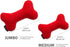 Playology Dog Toys | Plush Squeaky Bone Chew Toy for Dogs | Medium Beef Scented Toy - Easy to Clean and Made from Non