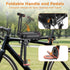 Bamgoten Child Bike Seat Foldable, Portable Front Mount Bike Seat, Quick-Release Toddler Seat for Bike with Carrying