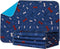 Washable Pee Pads for Dogs + Pet Grooming Gloves - Waterproof & Non-Slip Fast Absorbing Puppy Potty Training Pads