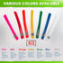 25 Pack Set Pink Marking Whiskers with Stakes - - Durable Marking Whisker - Use Survey Whiskers as Ground Markers