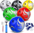 DHYLRICHER 6 Pack Size 5/4/3 Soccer Balls for Training & Matches Official Size