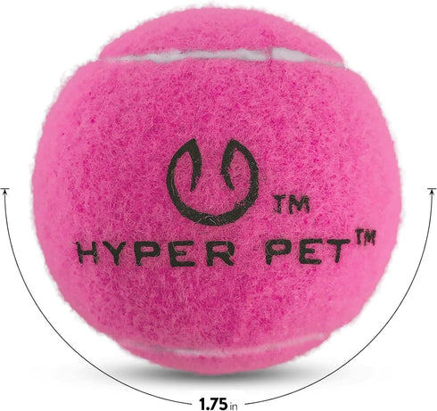 K9 4 Pack Hyper Pet MINI Tennis Balls for Dogs (Safe Dog Ball Tennis Balls for Exercise & Training) Interactive Toys