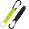Paracord Keychain with Carabiner, 2Pcs Carabiner Keychain for Backpack, Survival, Camping, Men