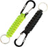 Paracord Keychain with Carabiner, 2Pcs Carabiner Keychain for Backpack, Survival, Camping, Men
