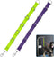 2pcs Dog Grooming Extender, Quick Release Nylon Adjustable Table Straps for Grooming Leash Loops (Green, Purple)