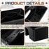 8 Pc Horse Grooming Kit - Includes Grooming Box, Face & Body Brush, Sweat Scraper, Hoof Pick, Mane & Tail Comb, Bathing