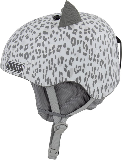 Krash! Matte Black Snow Helmet