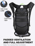 Hydration Pack Backpack with 2L TPU Water Bladder, Lightweight 6L Daypack for Hiking, Cycling, Skiing