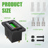 10L0L 12V-72V IP65 Battery Monitor for Golf Cart, LED Battery Level Indicator Meter for Lead-Acid & Lithium Batteries