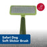 Coastal Pet Safari Dog Soft Slicker Brush - Dog Grooming Brush for Shedding - for Dogs with Short, Medium and Long Hair - Large - 6.75" x 4.375"