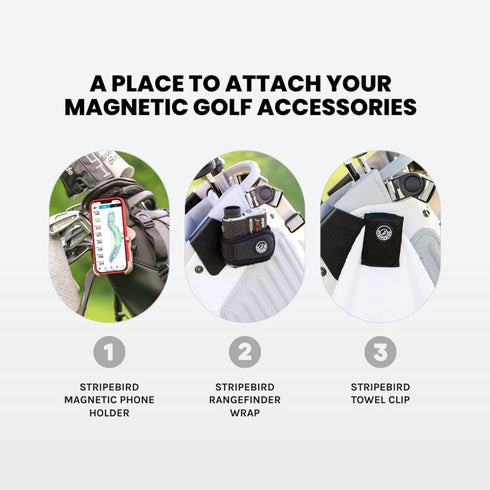 Steel Hub for Golf Magnet Accessories - Metal Attachment for Golf Bag to Easily Access Magnetic Products