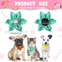 Reginary 20 Pcs Dog Collar Flowers 3.35 Inch Pet Flower Bow Ties Multi Color Dog Flower Dog Collar Bows for Puppy Dog Cat Pet Collar Grooming Accessories