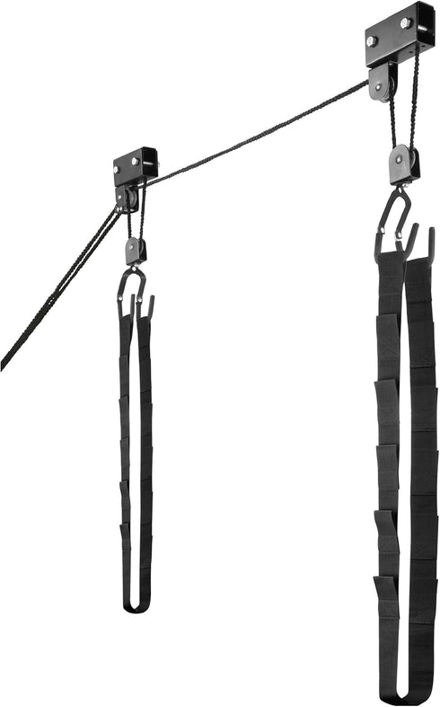 Kayak Hoist Overhead Garage Storage Pulley System, 125lb Capacity for Kayak, Canoe, or Bicycle by Bike Lane