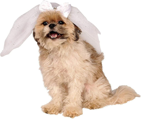 Rubie's Wedding Veil Pet Accessory, Small/Medium
