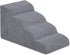 Dog Stairs for Small Dogs and Cats, 20" H 4 Steps Ramp for High Beds, Waterproof Pet Stairs with Removable Cover