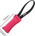 Dingo Gear Tug Toy for Dog Training, French Linen Dog Bumper with Handle (6" Pink, S00307)