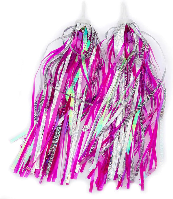 U-LIAN Kids Bicycle Tassel Ribbon - Children Scooter Handlebar Streamers - Easy Attach to Bike's Handlebars