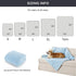 Bedsure Dog Blanket for Medium Dogs - Washable Soft Fluffy Puppy Blanket with Premium Coral Fleece, Blue, 30x40IN
