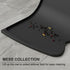 24 15'') OHMO Dog Food Mat(Black, * w/Residue Collection Pocket Silicone Pet Feeding Mat for Floor High Edges Anti