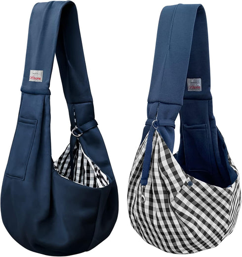 Stylish Dog Carrier Sling, Comfortable Purse for Traveling, Hands-Free Bag for Small Dogs