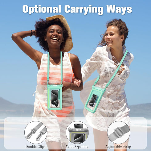 JOTO IP68 Large Waterproof Floating Phone Pouch, Big Dry Bag for iPhone 14 13 12 11 Pro Max Galaxy S23 Ultra S22 S21