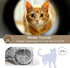 Cat Tunnel Bed for Indoor Cats, Peekaboo Cat Cave with Washable Soft Play Mat, Furry Cat Tube, for Kitten/Puppy/Rabbit