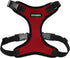 Voyager Step-in Lock Pet Harness by Best Pet Supplies, Adjustable All Weather Mesh for Cats and Dogs, XL Red/Black Trim