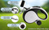 360° Tangle-Free Retractable Dog Lead - Detachable Poo Bag Holder & 15 Poo Bags Included, Strong 5m Extendable Nylon