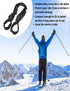 Ski and Pole Carrier Strap Backpack - Effortlessly Transport Your Ski Gear Everywhere, Great for Families