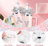 Water Bottle Accessories Set for Stanley Cup 30Oz, Includes Letter Charms, Diamond Straw Cover, Glitter Silicone Boot